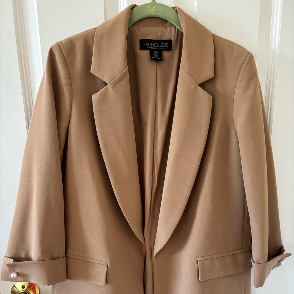 Rachel Zoe Camel Women's Suit Jacket